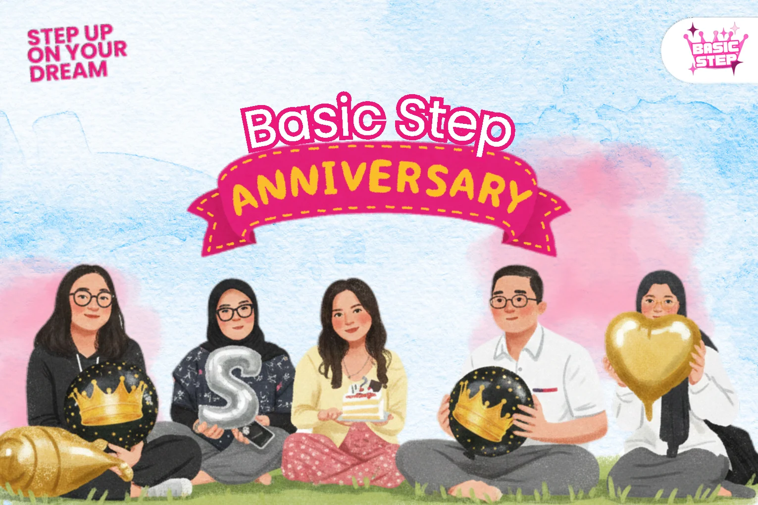 Anniversary Basic Step Keberhasilan Satu Tahun Bertumbuh